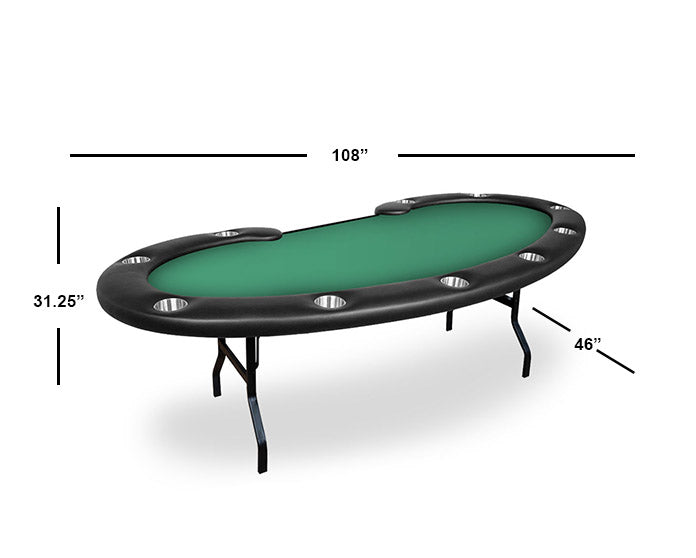 PRESTIGE FOLDING LEG POKER TABLE
