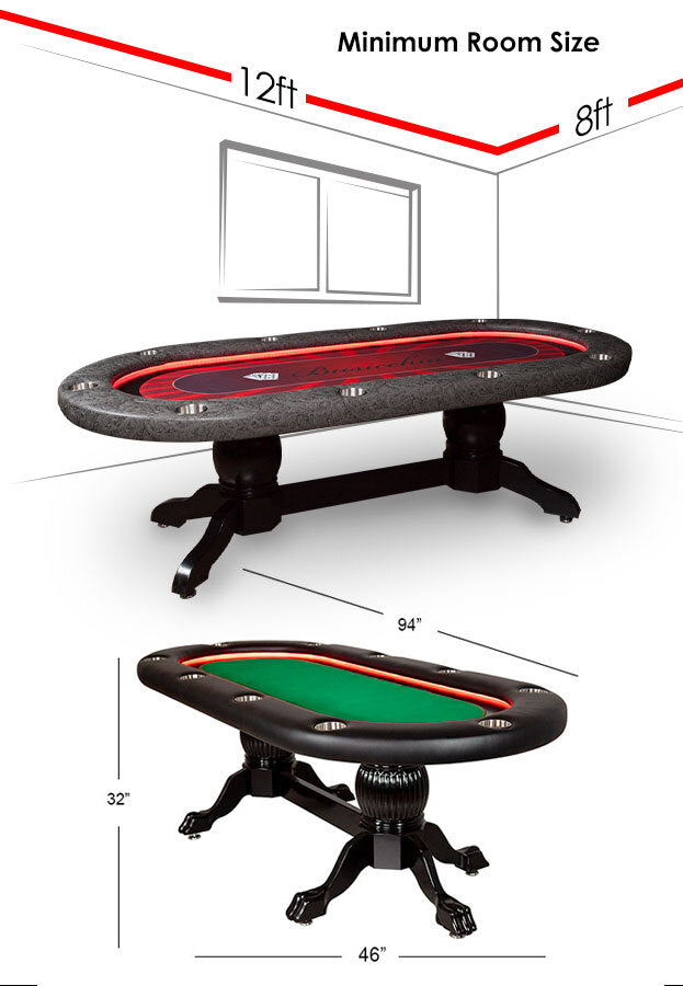 Elite Alpha (LED) Poker Table