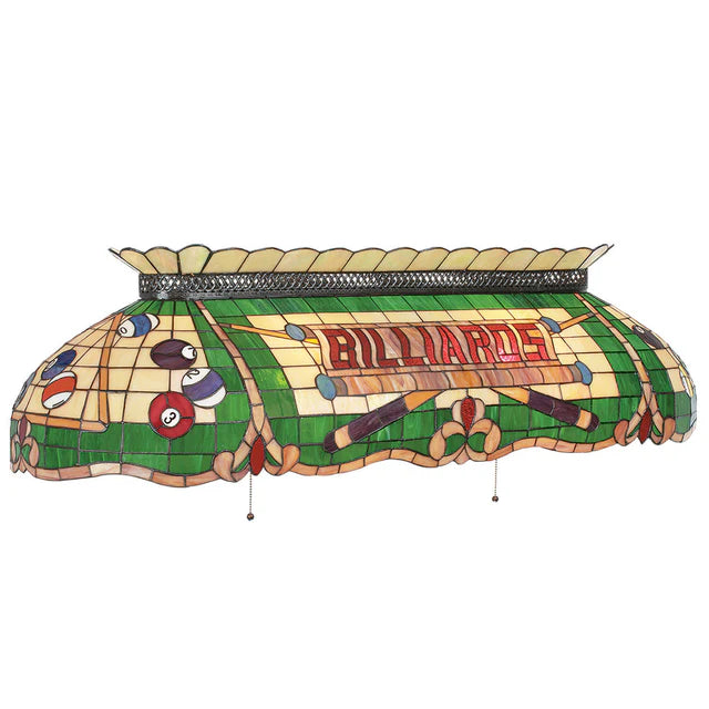 Stained Glass Billiard Light Fixture