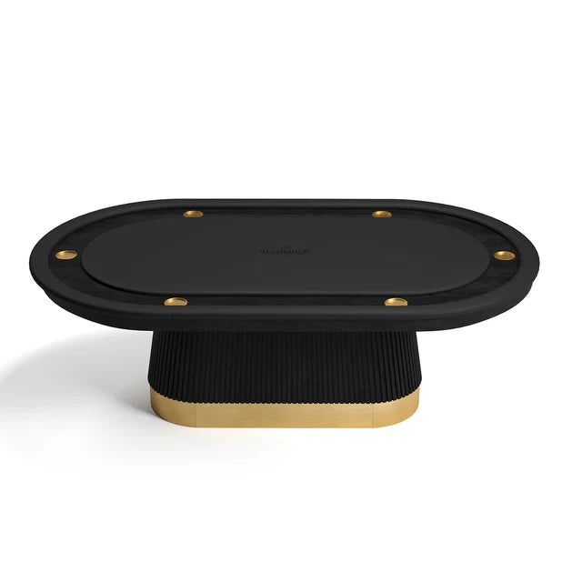 Prohibition Texas Hold'em Poker Table Black