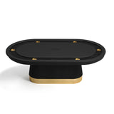 Prohibition Texas Hold'em Poker Table Black