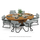 Prohibition Texas Hold'em Poker Table Dining Top Walnut